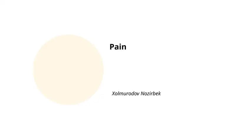 Pain