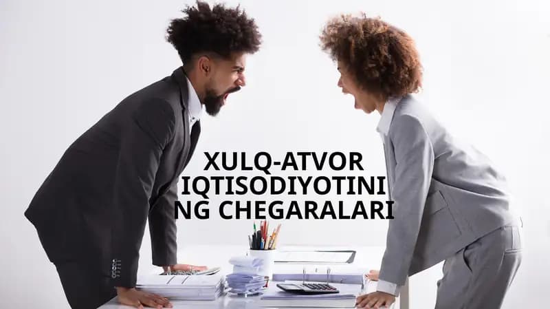 XULQ-ATVOR IQTISODIYOTINING CHEGARALARI