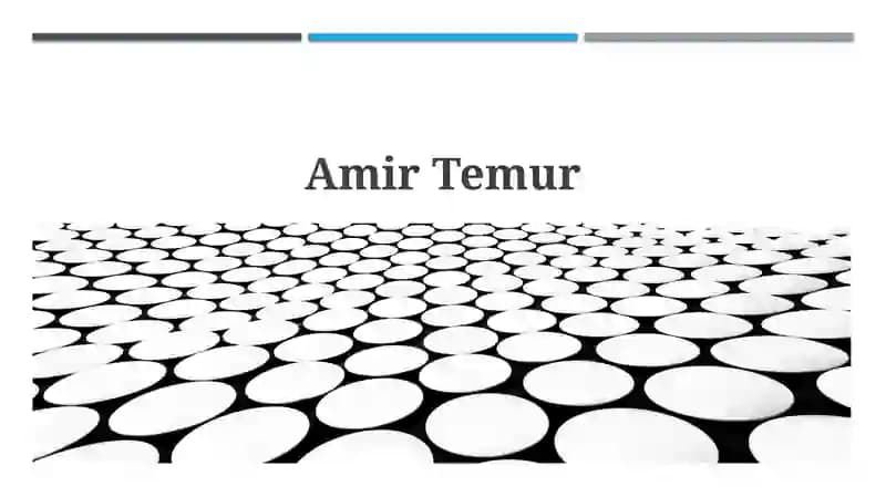 Amir Temurning hayoti va faoliyati