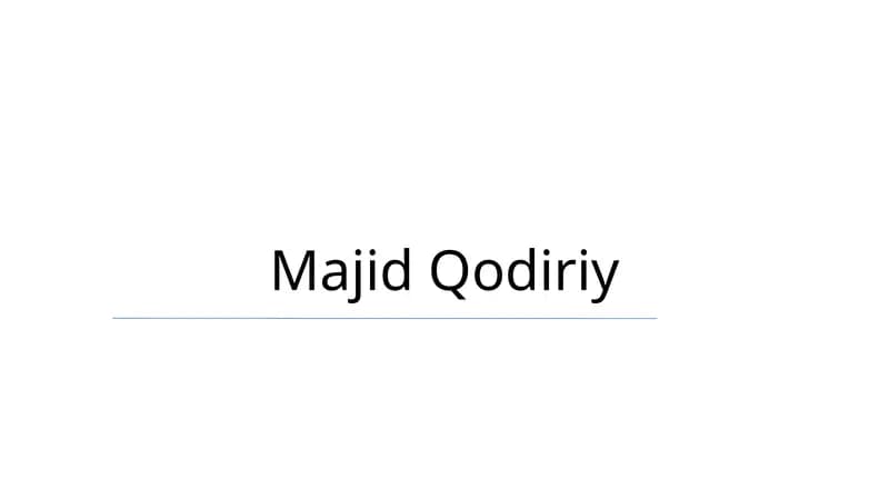Majid Qodiriy