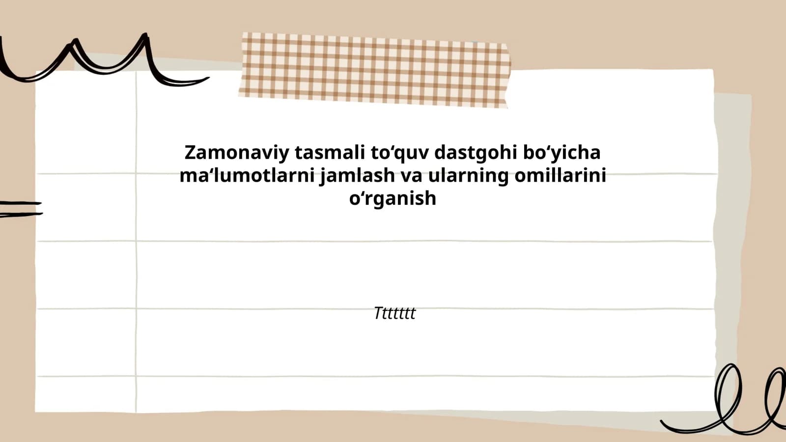 Zamonaviy tasmali to‘quv dastgohlarining tarixi