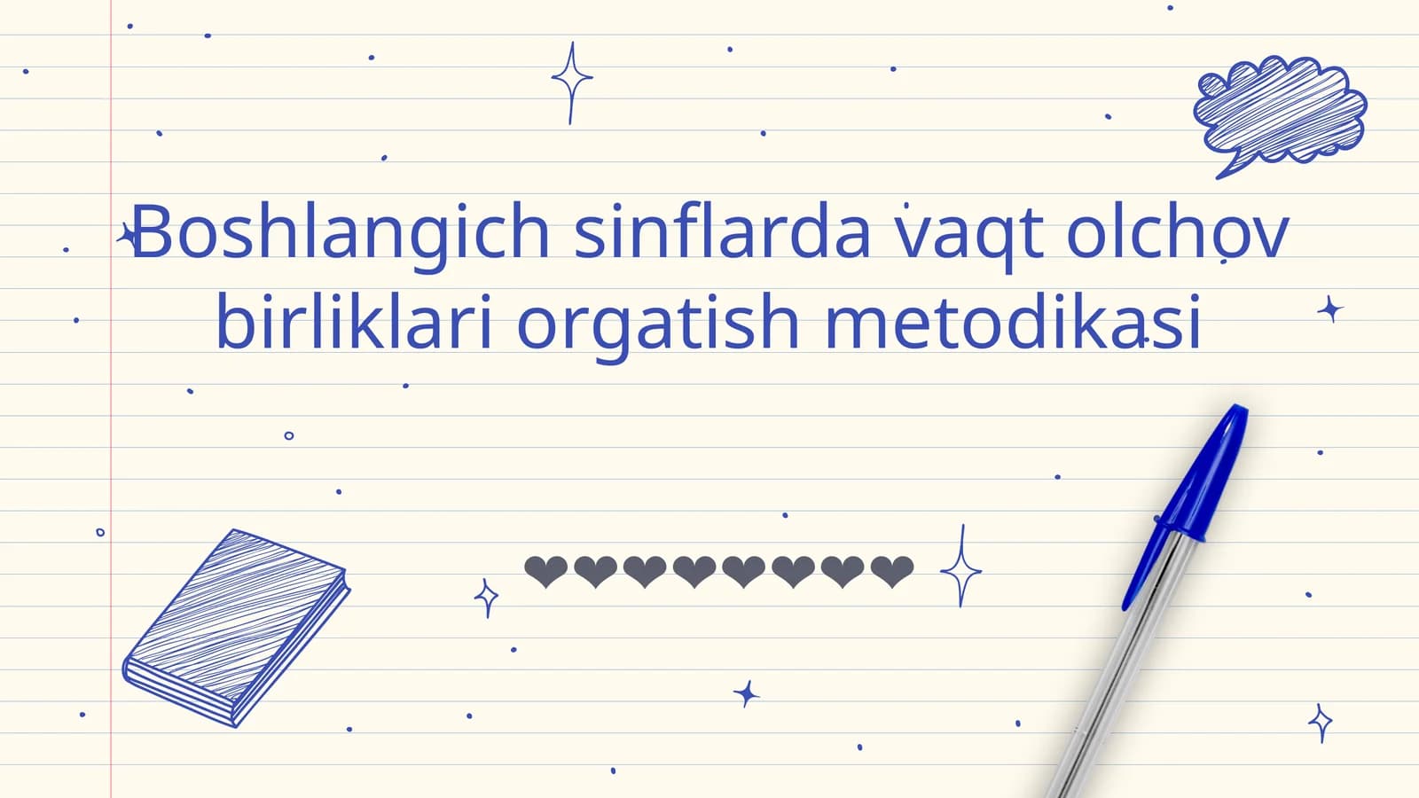 Boshlangich sinflarda vaqt olchov birliklari orgatish metodikasi