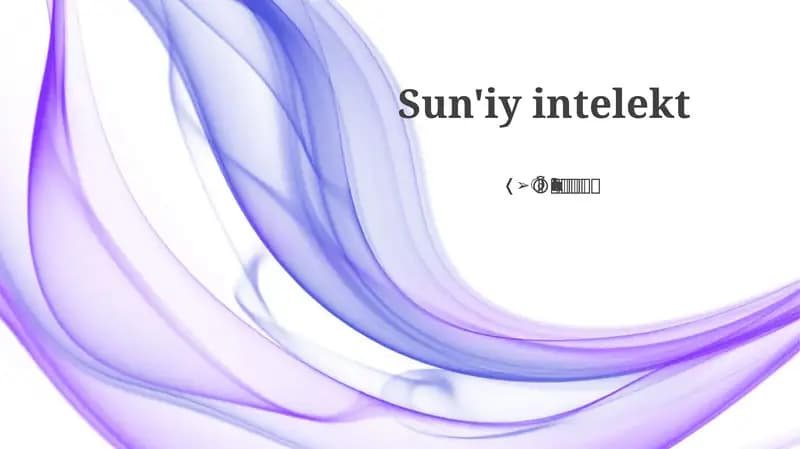 Sun'iy intelekt