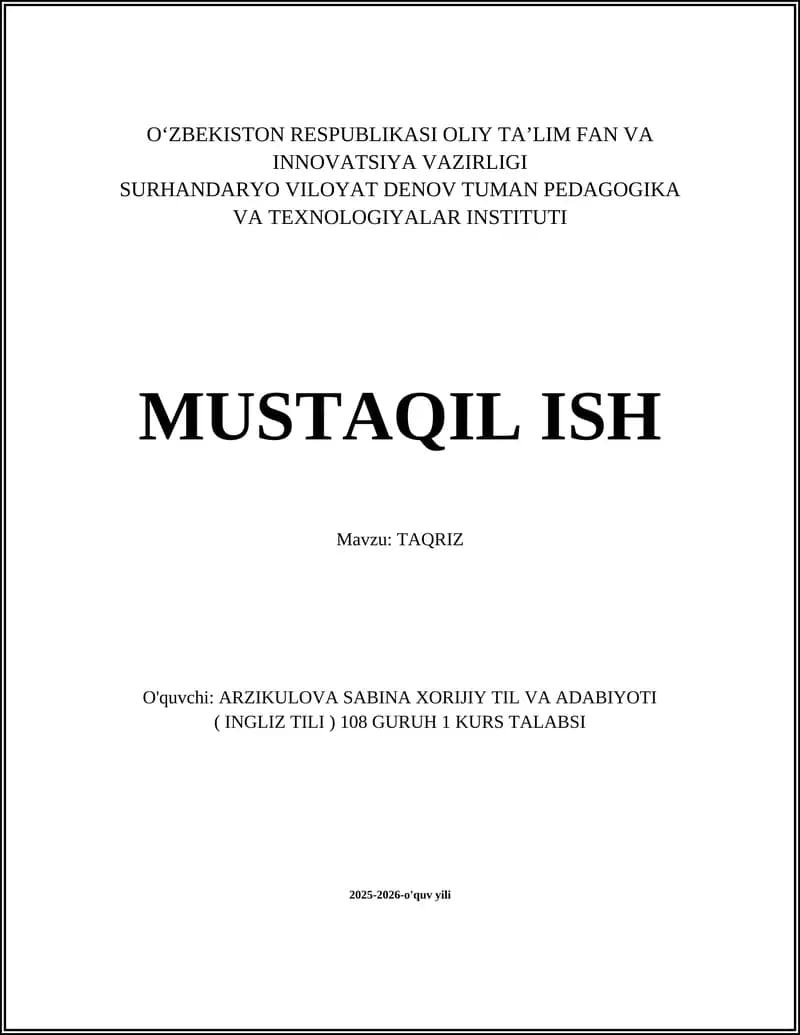 TAQRIZ