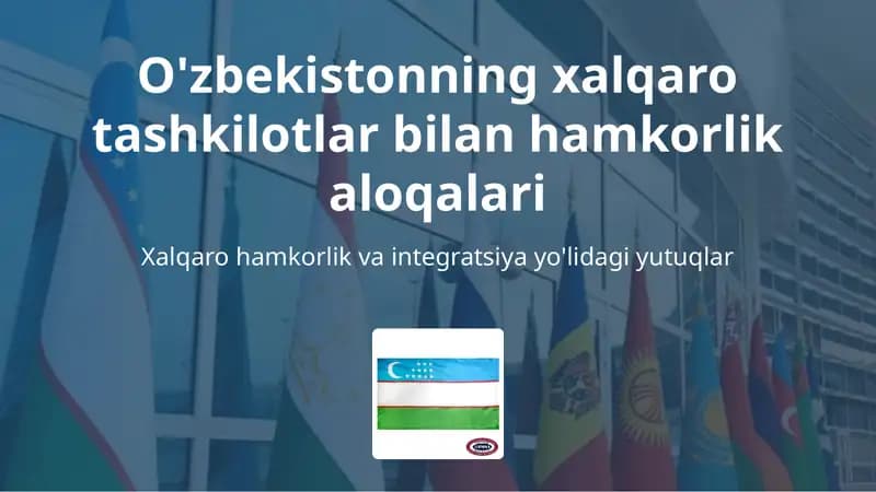 Xalqaro Tashkilotlar bilan Hamkorlik Aloqalari