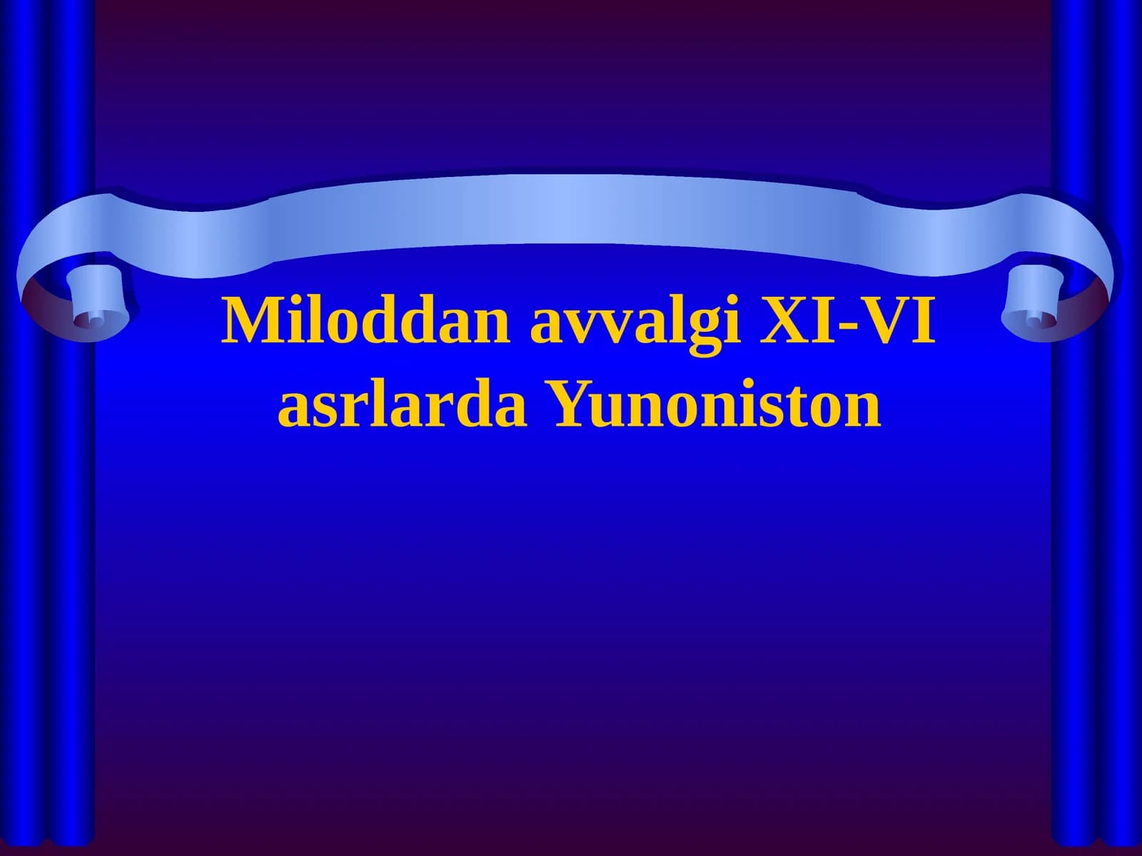 Yunoniston Tarixi