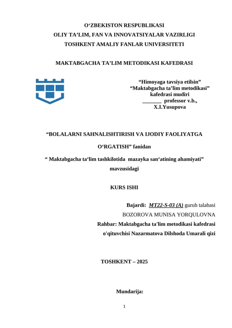 Maktabgacha ta‘lim tashkilotida mazayka san‘atining ahamiyati.docx