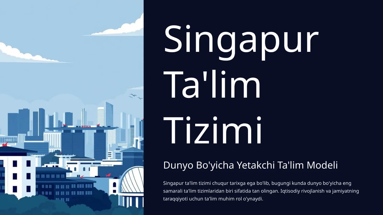 Singapur Ta'lim Tizimi
