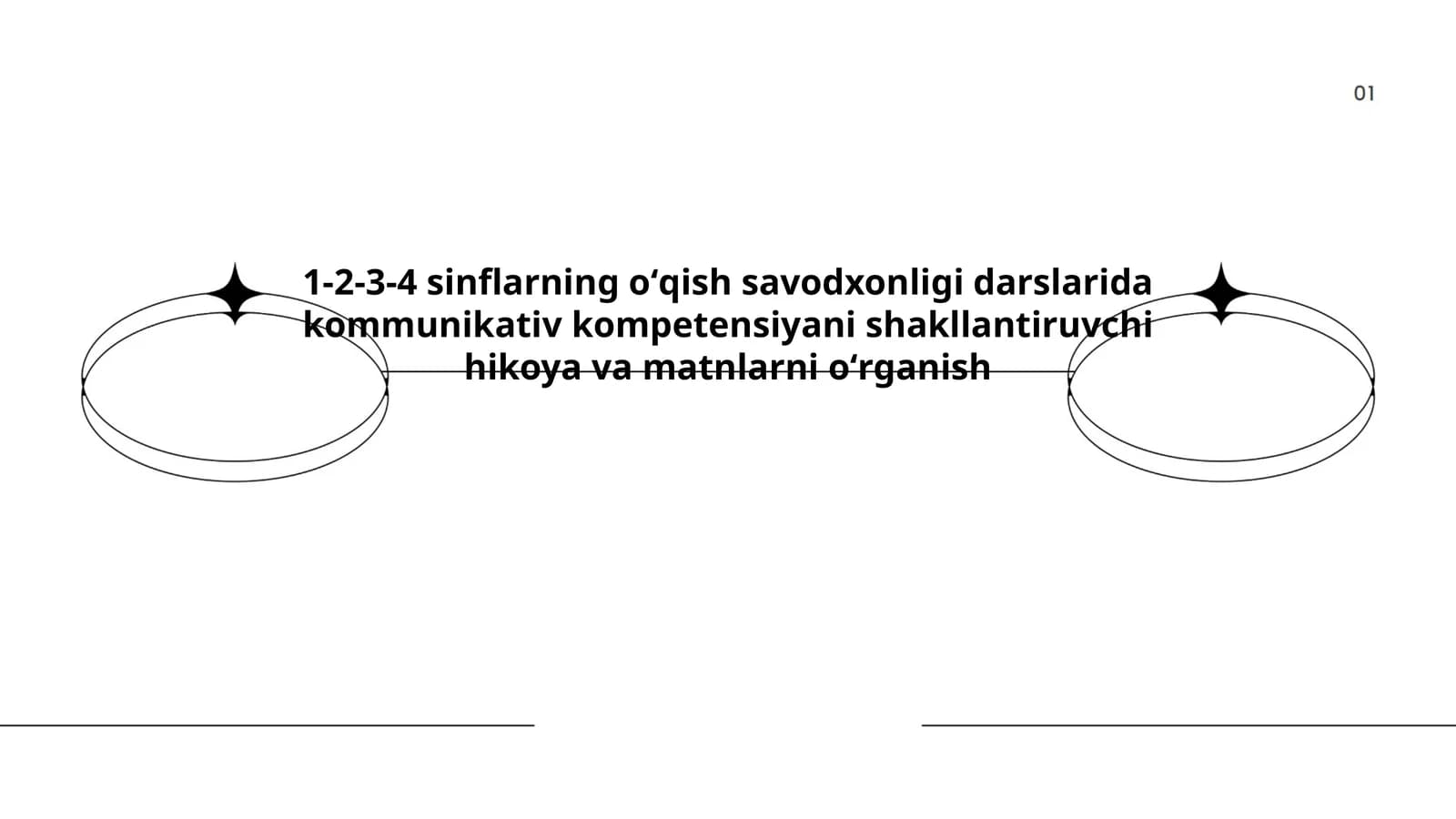 1-2-3-4 sinflarning oʻqish savodxonligi darslarida kommunikativ kompetensiyani shakllantiruvchi hikoya va matnlarni oʻrganish