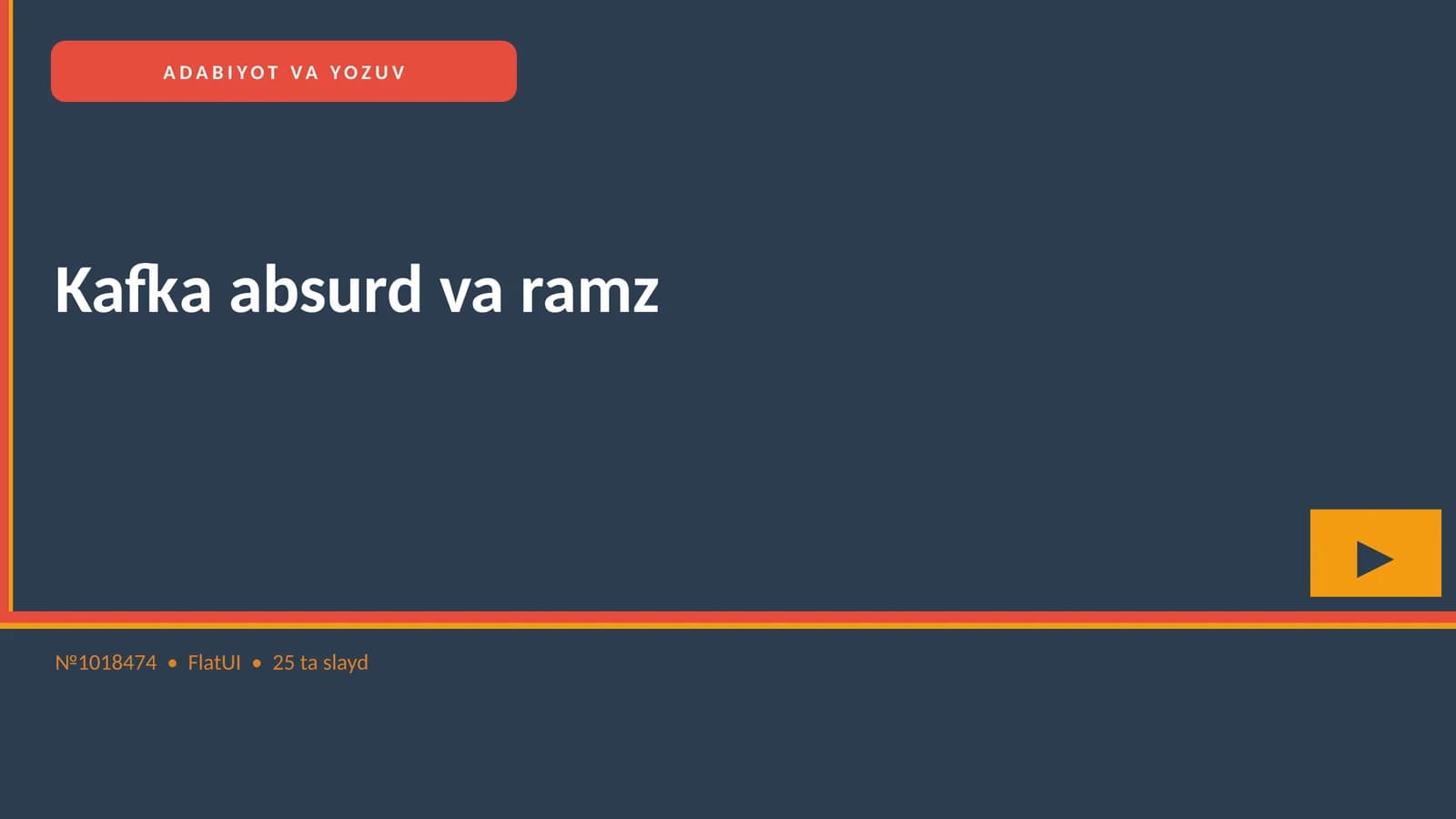 Kafka absurd va ramz