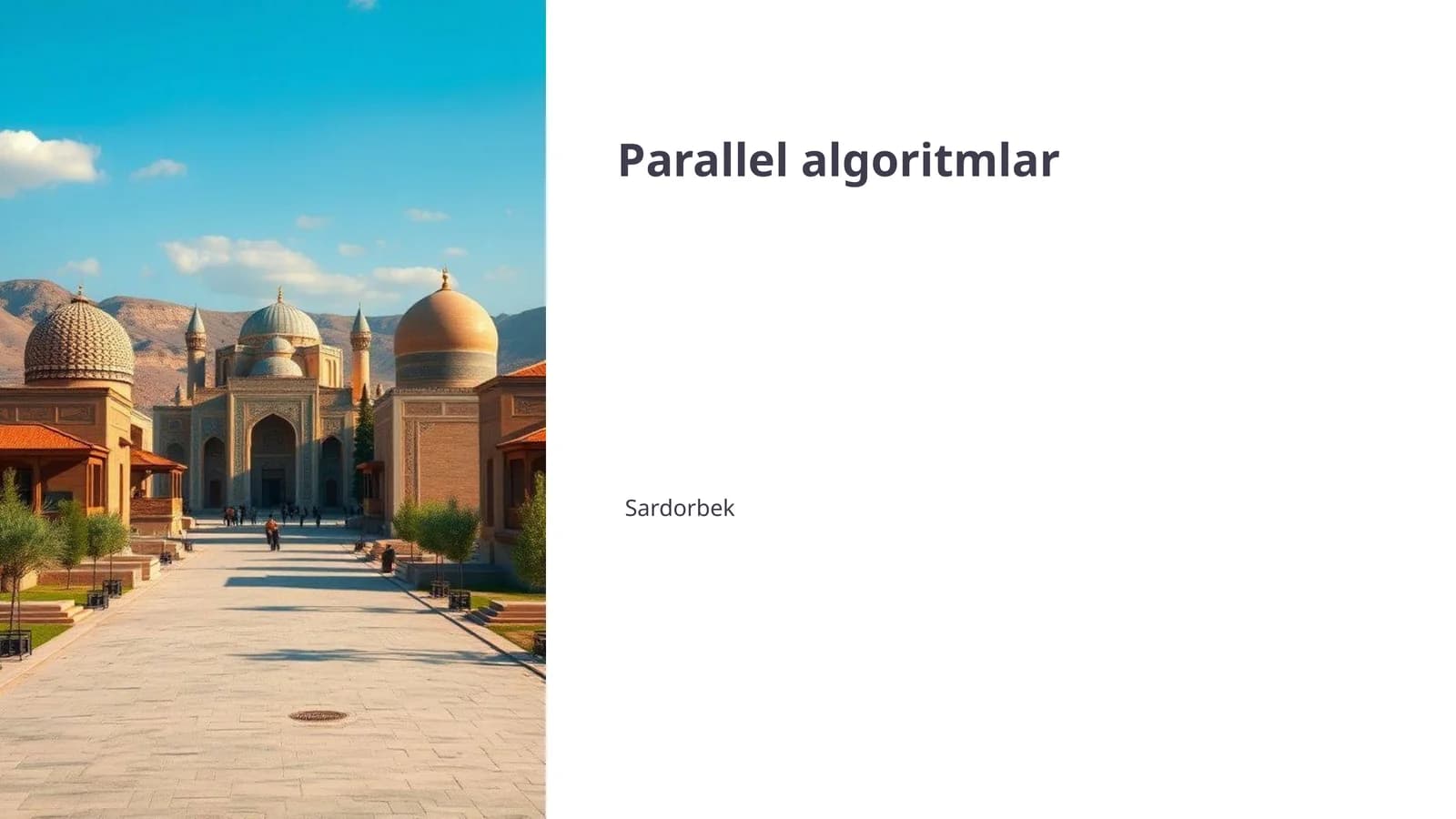 Parallel algoritmlar