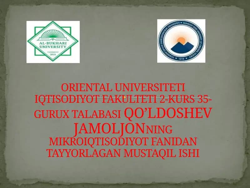 Ekologiya va atrof-muhitni muhofaza qilish