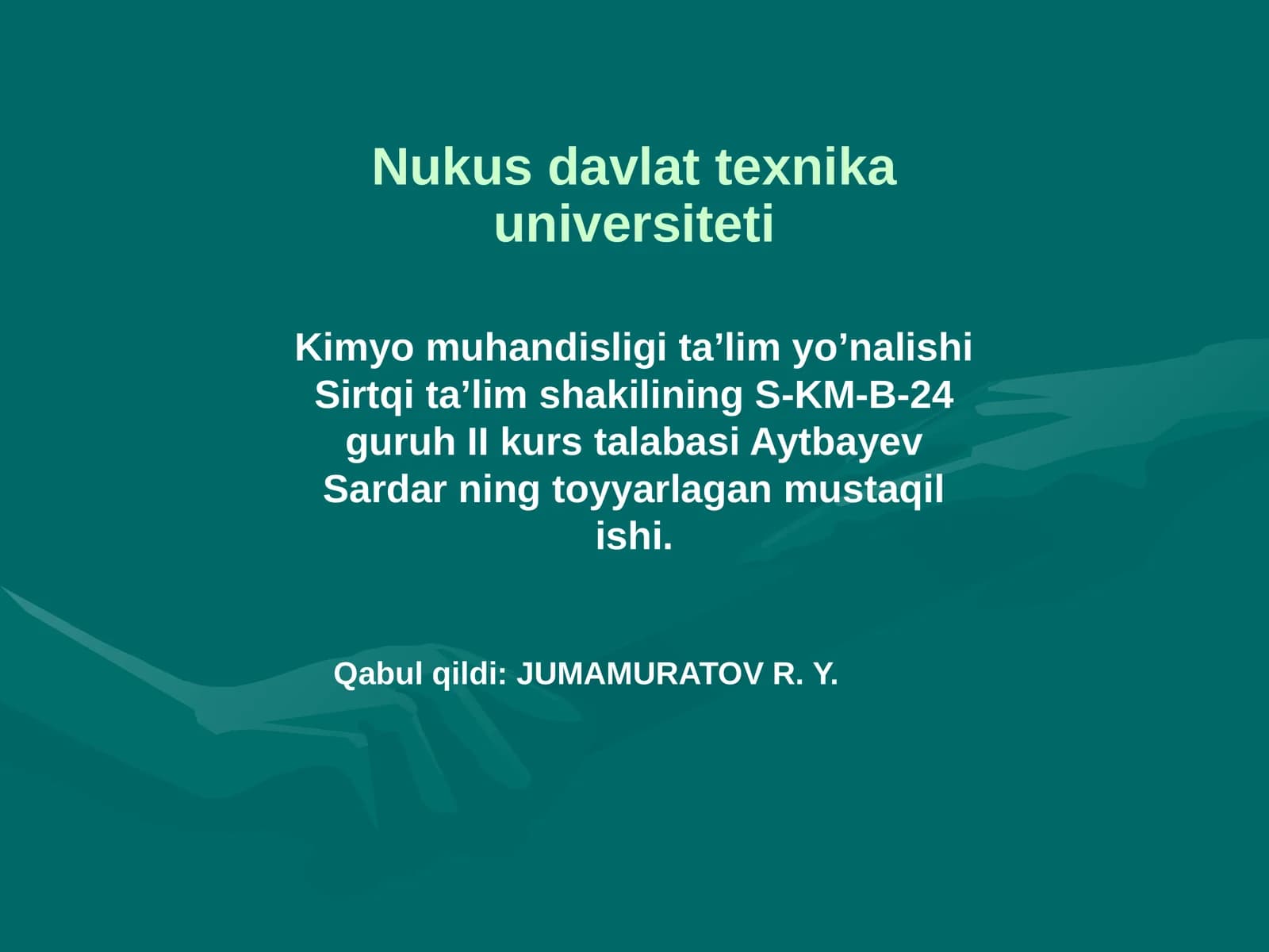 Molekulyar orbitallar va atom tuzilishi nazariyasi