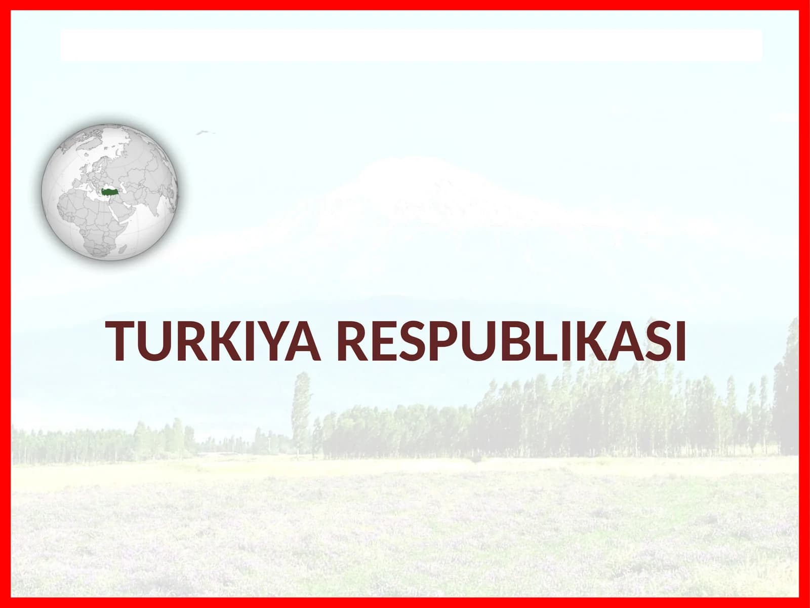 Turkiya Respublikasi