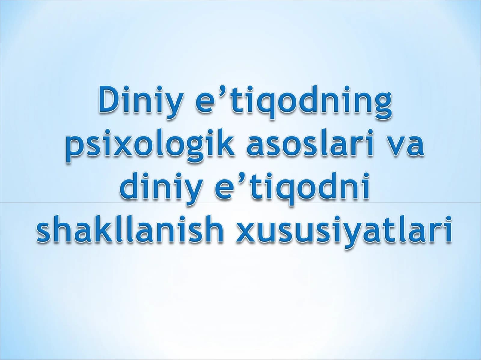 Odamlarning qiyinchiliklari