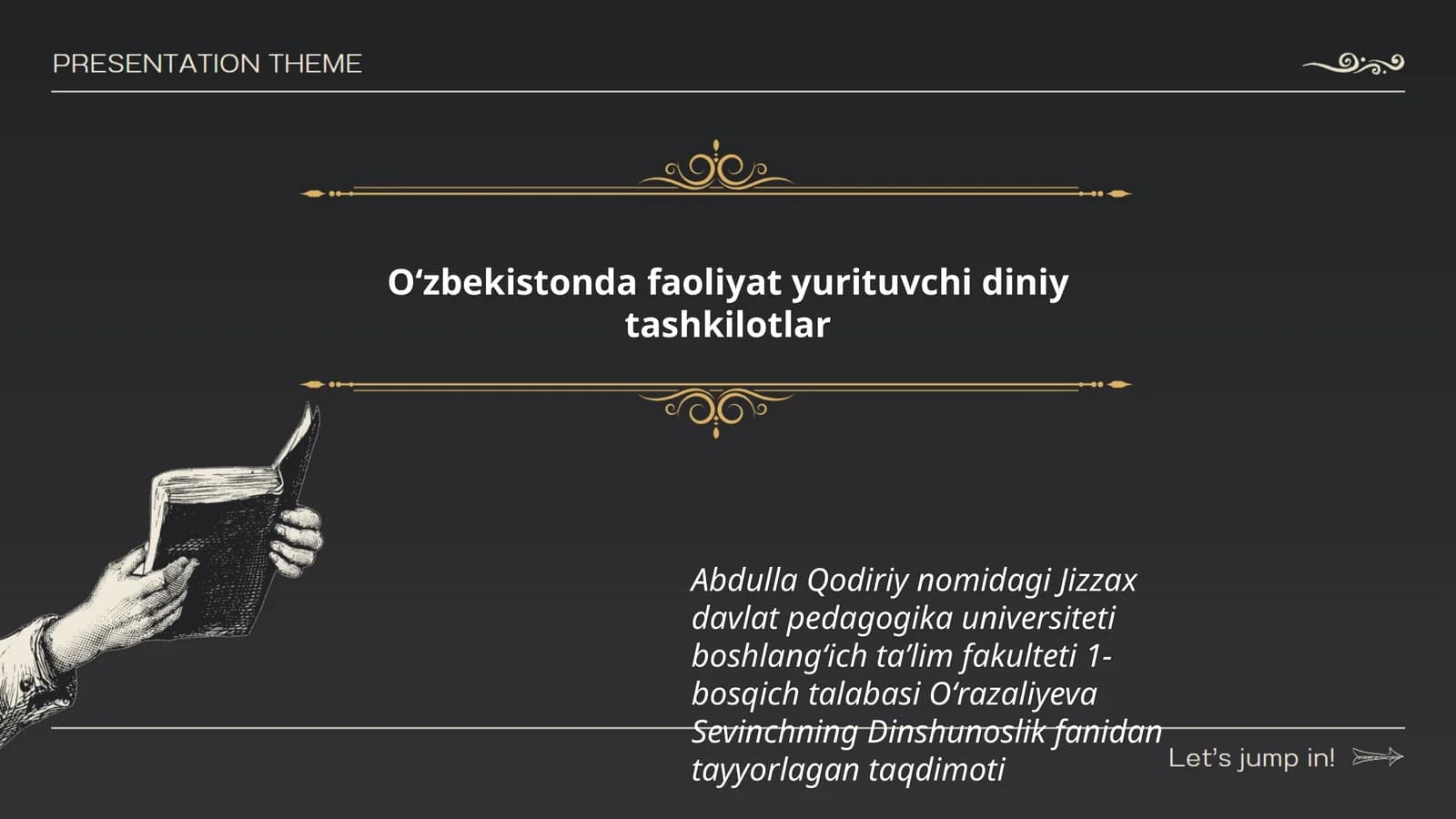 Oʻzbekistonda faoliyat yurituvchi diniy tashkilotlar