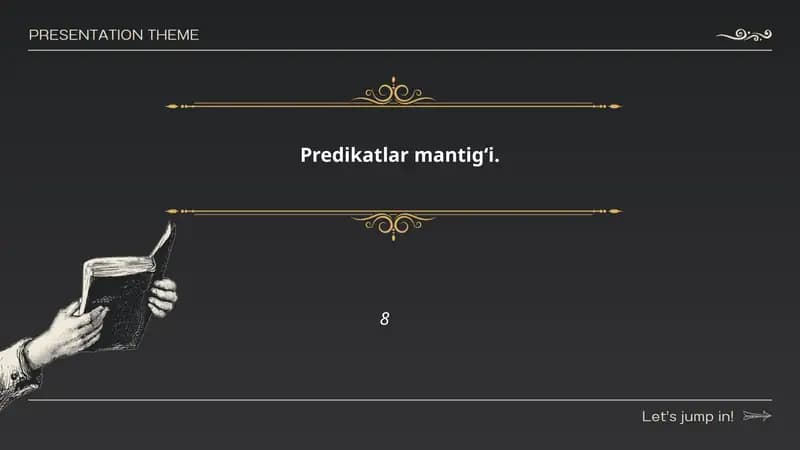 Predikatlar mantigʻi