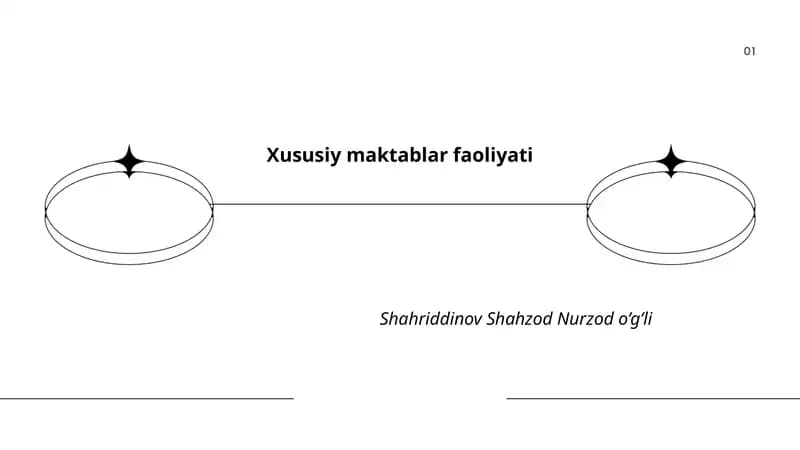 Xususiy maktablar faoliyati