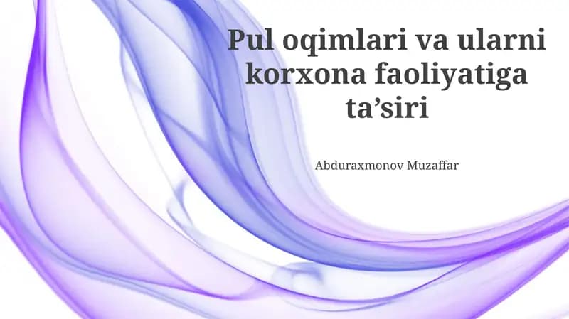 Naqd pul oqimlarini boshqarish strategiyalari
