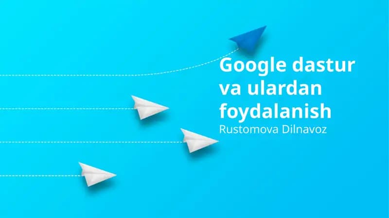 Google dasturlari
