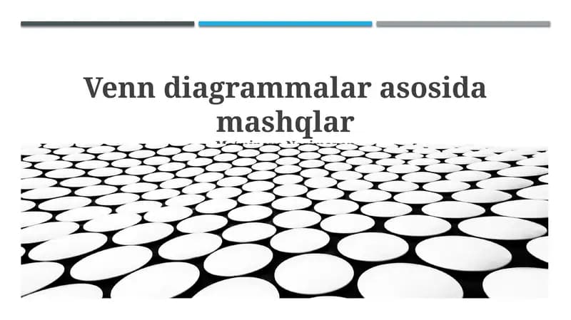 Venn diagrammalari: Asoslar va Qo'llanilishi