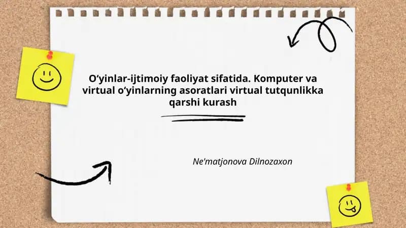 Oʻyinlar-ijtimoiy faoliyat sifatida