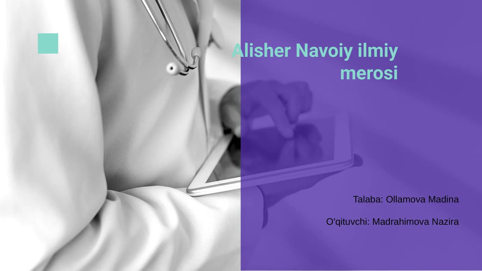 Alisher Navoiy ilmiy merosi