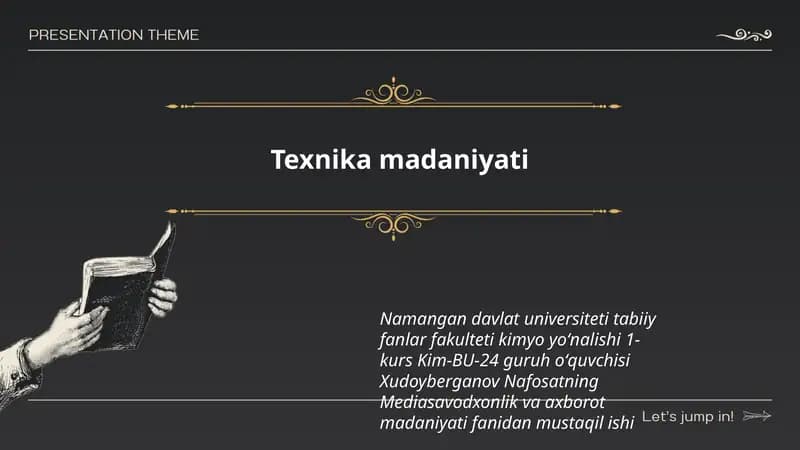 Namangan davlat universiteti tabiiy fanlar fakulteti kimyo yoʻnalishi 1-kurs Kim-BU-24 guruh