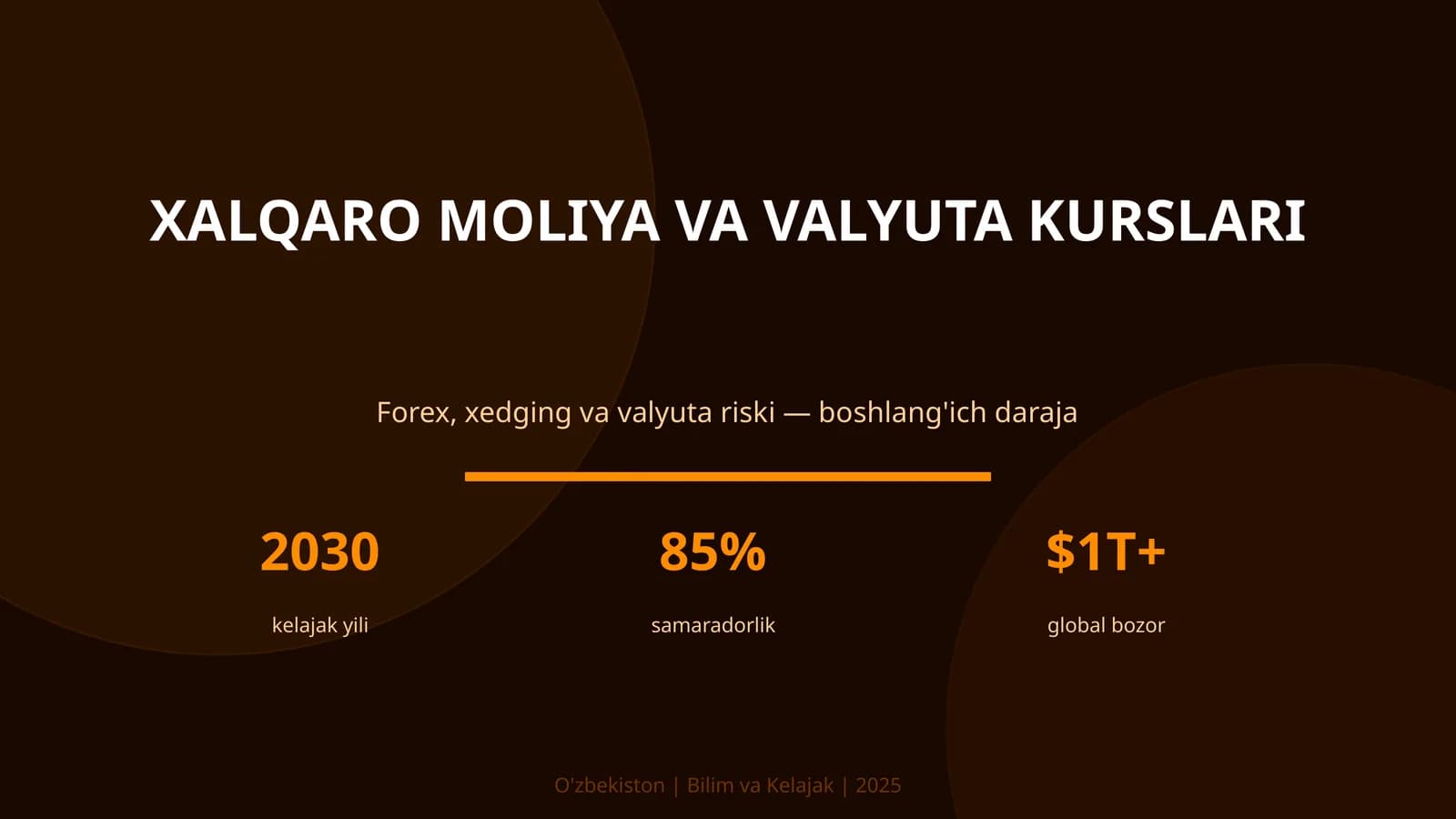 Xalqaro moliya va valyuta kurslari