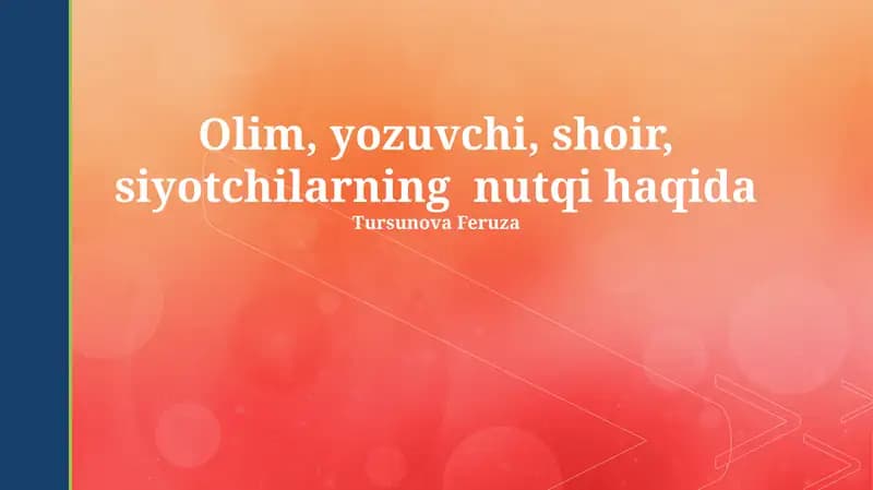 Shoirlarning nutqlari: She'r va musiqa uyg'unligi