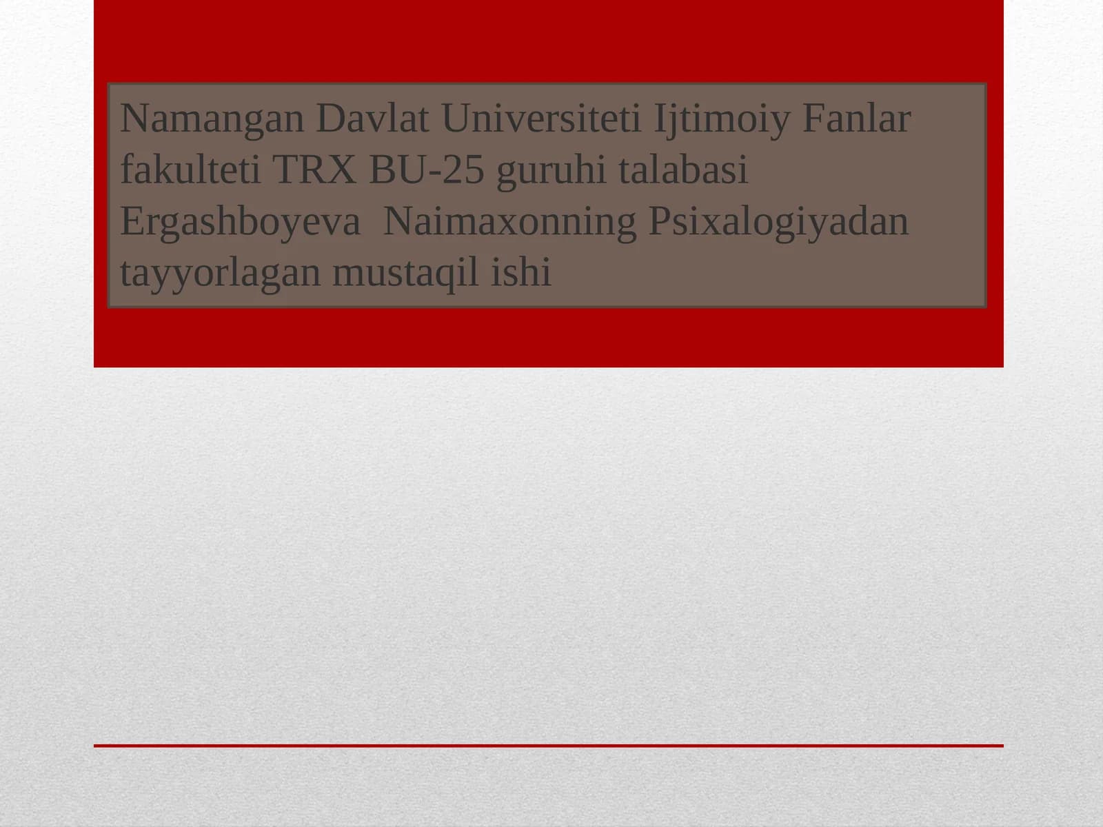 Xorijpsixologiyasida Motiv va Motivatsiya muammosi