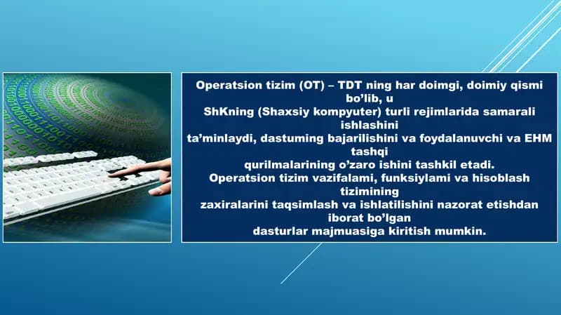 operatsion tizim
