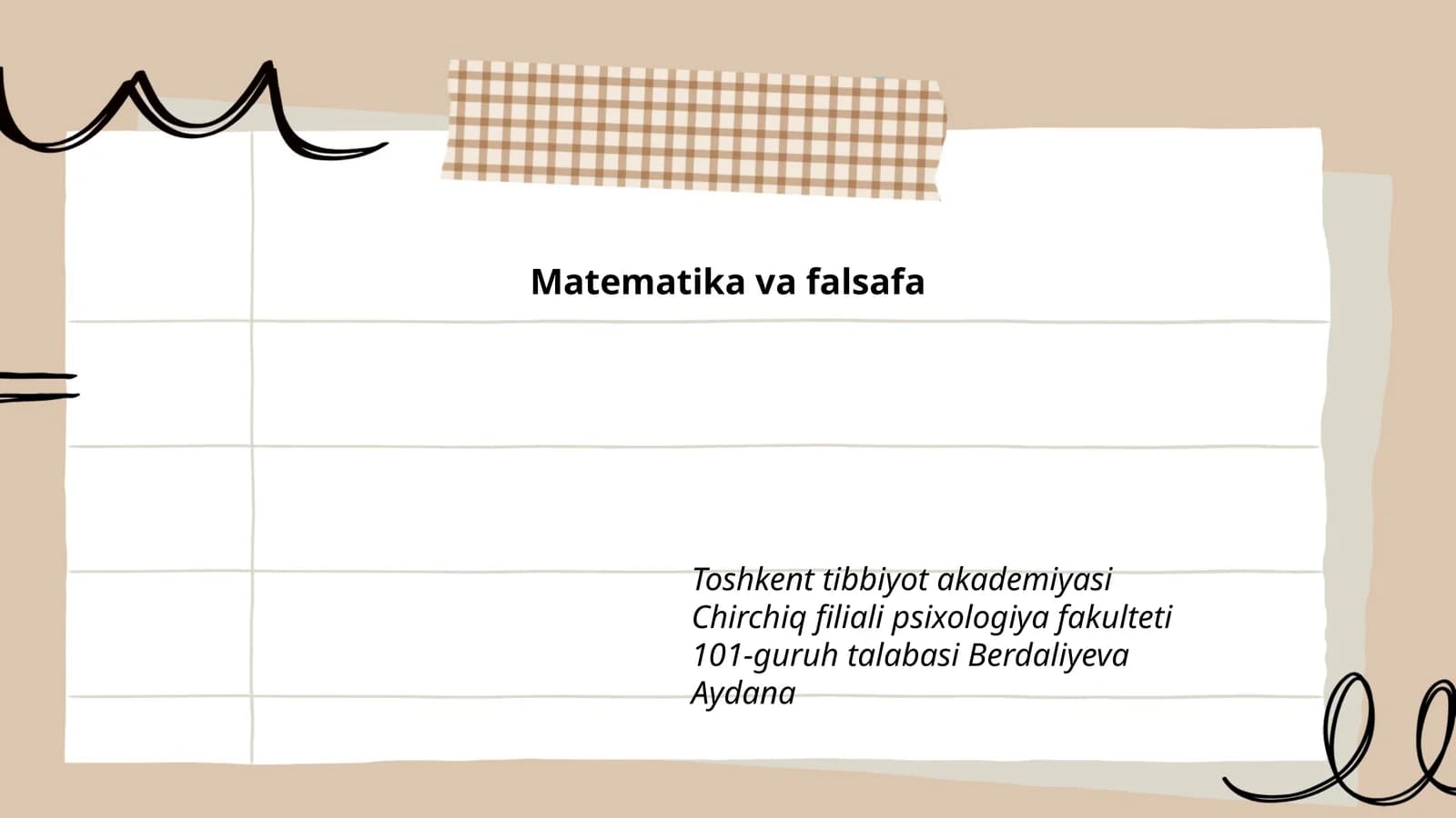 Matematika va Falsafa