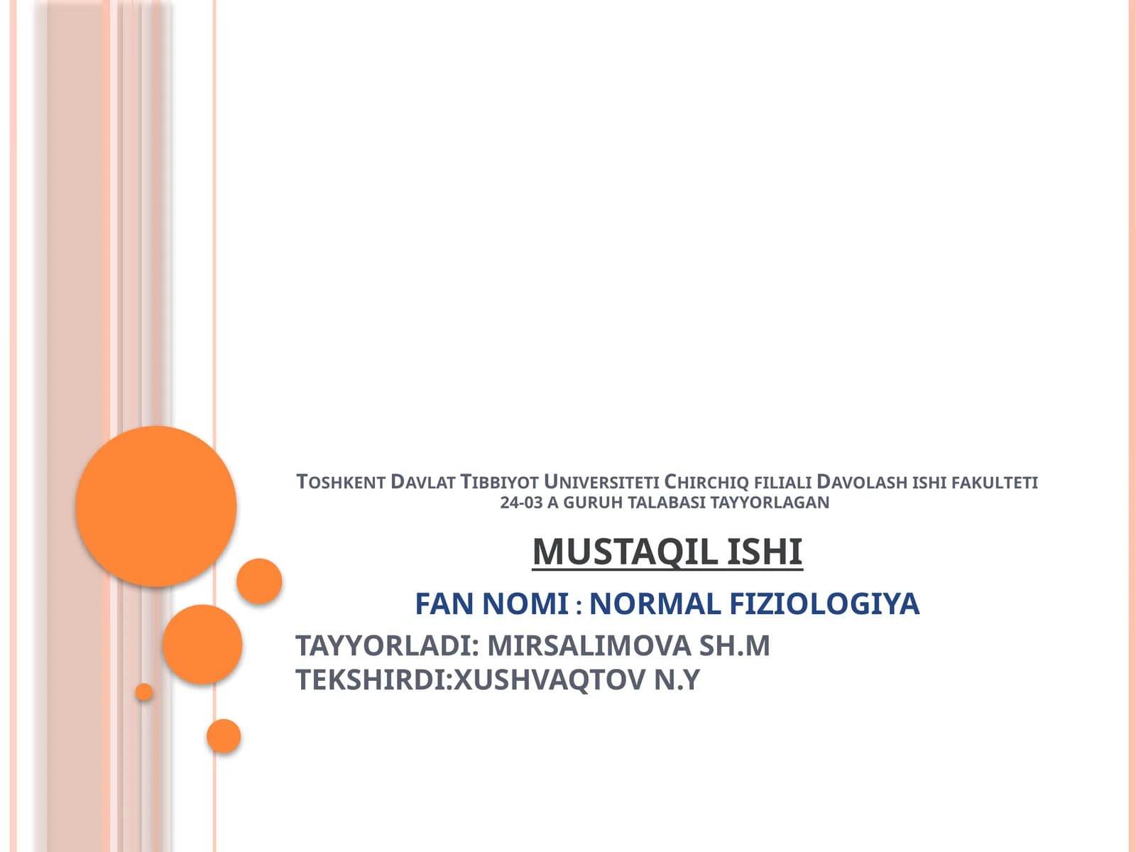 Tana harorati doimiyligi va uning boshqarilishi