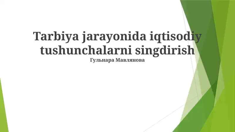 Moliya o'qitish uchun amaliy mashg'ulotlar