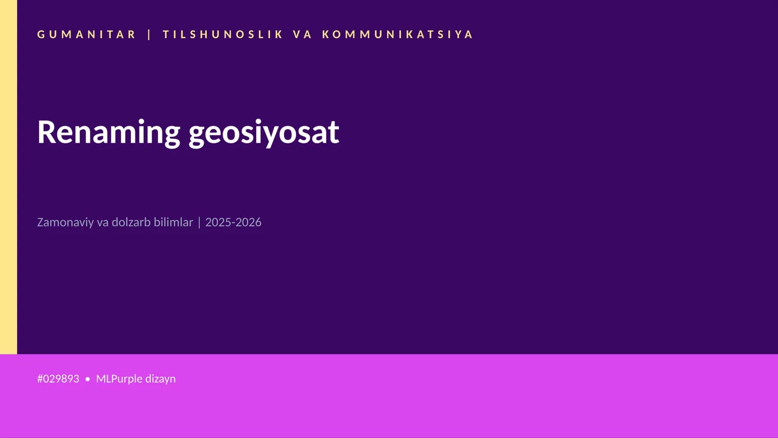 Renaming geosiyosat