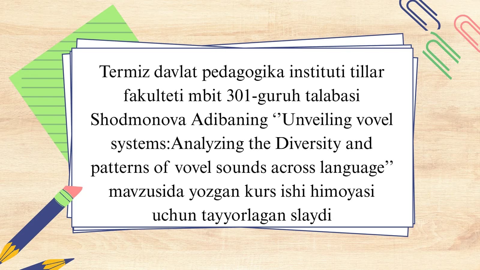 Unveiling vovel systems: Analyzing the Diversity and patterns of vovel sounds across language