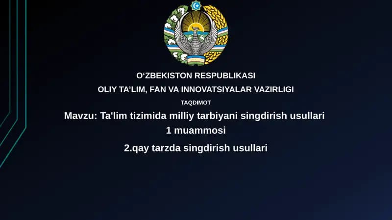 Milliy ta'lim integratsiyasining muammolari