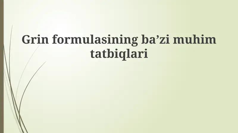 Grin formulasi