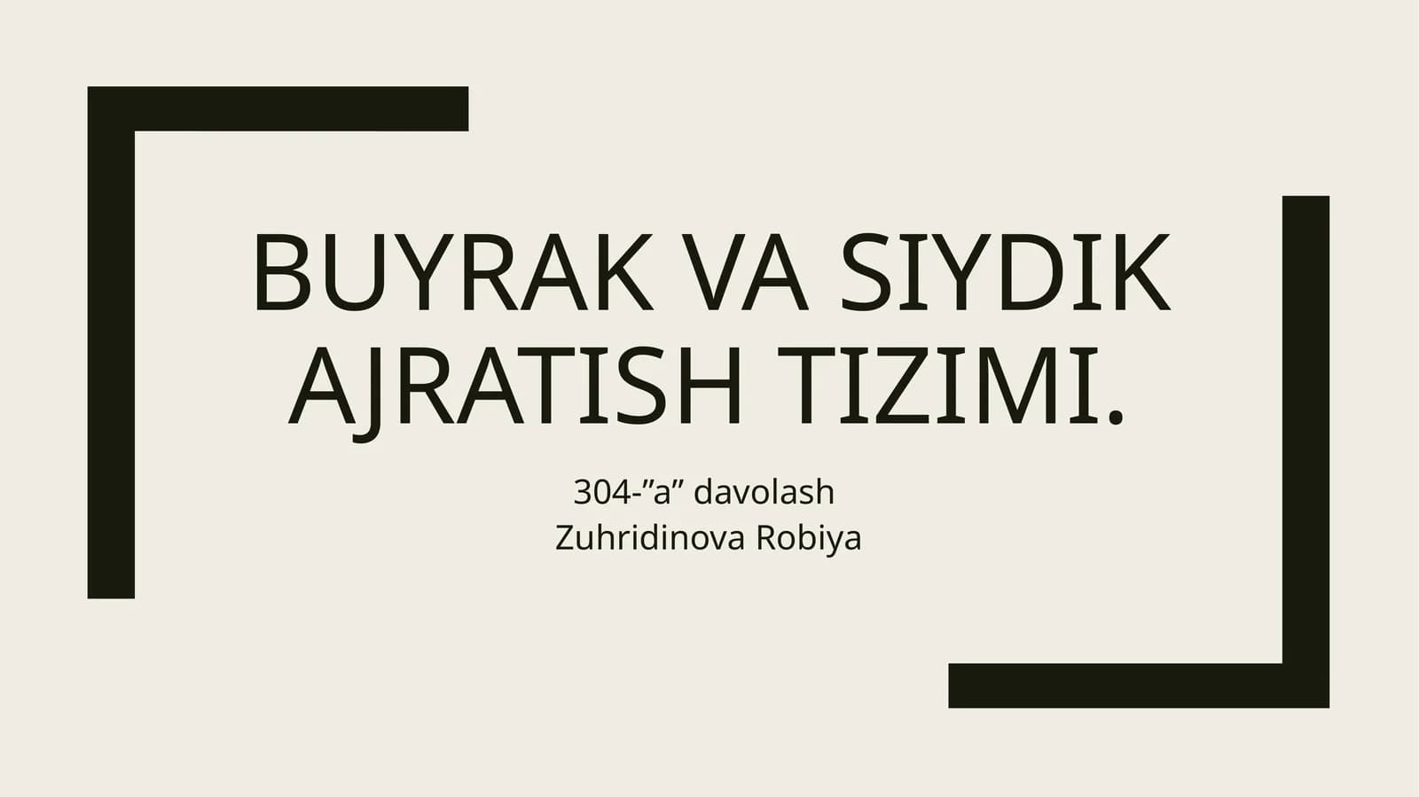 Buyrak kasalliklari bilan og'rigan bemorlarni sho'roq qilish