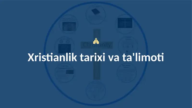 Xristianlik tarixi va ta'limoti