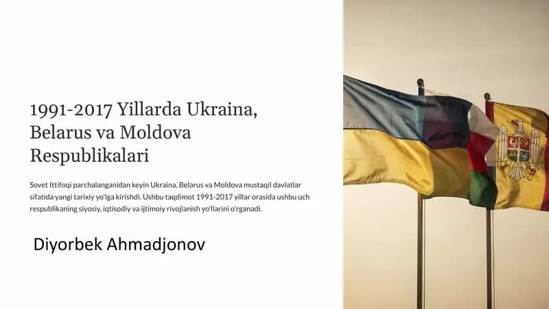 Ukraina Mustaqilligining Boshlanishi
