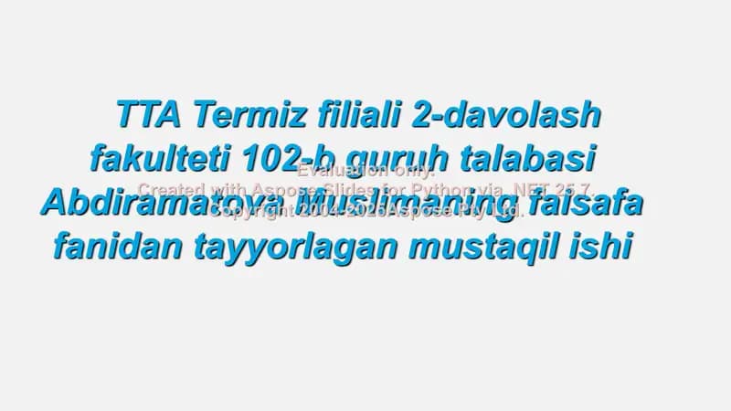 Falsafiy dunyoqarash