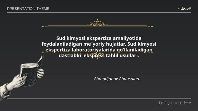 Sud kimyosi ekspertizasi