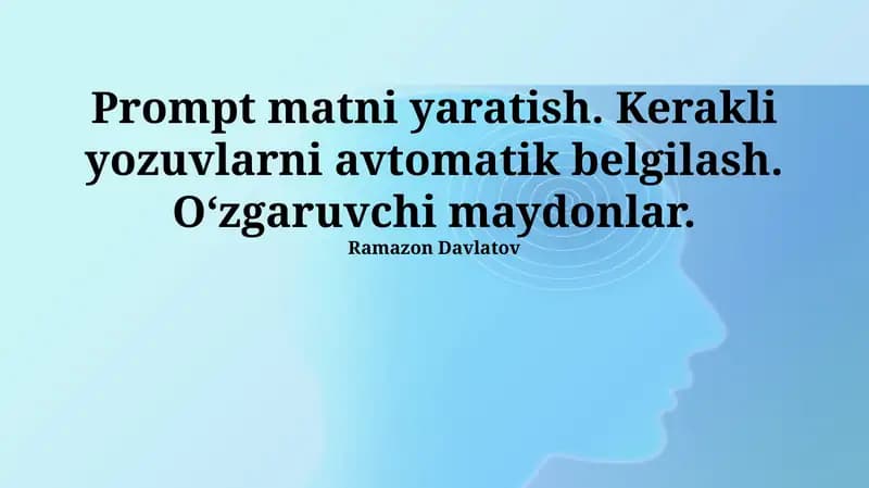 Avtomatik Belgilash Tizimi