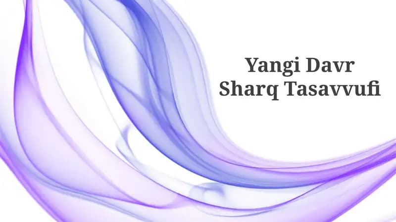 Yangi Davr Sharq Tasavvufi