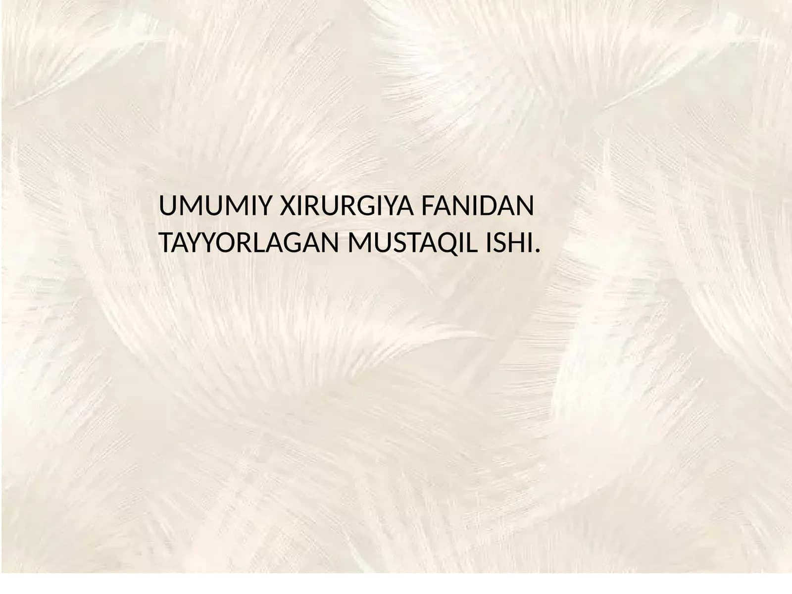 SEPSISNING ZAMONAVIY TASNIFI