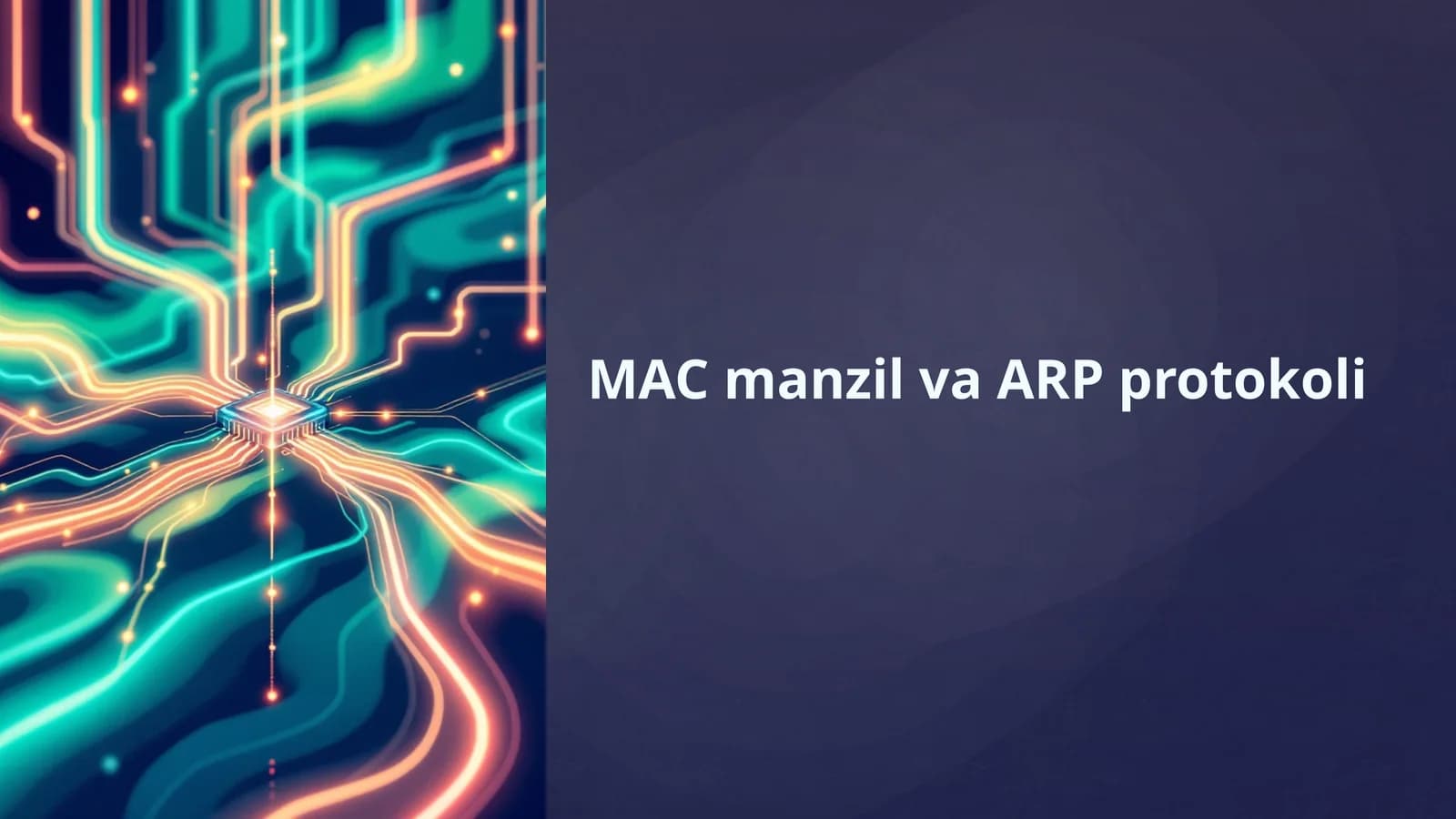 MAC manzil va ARP protokoli