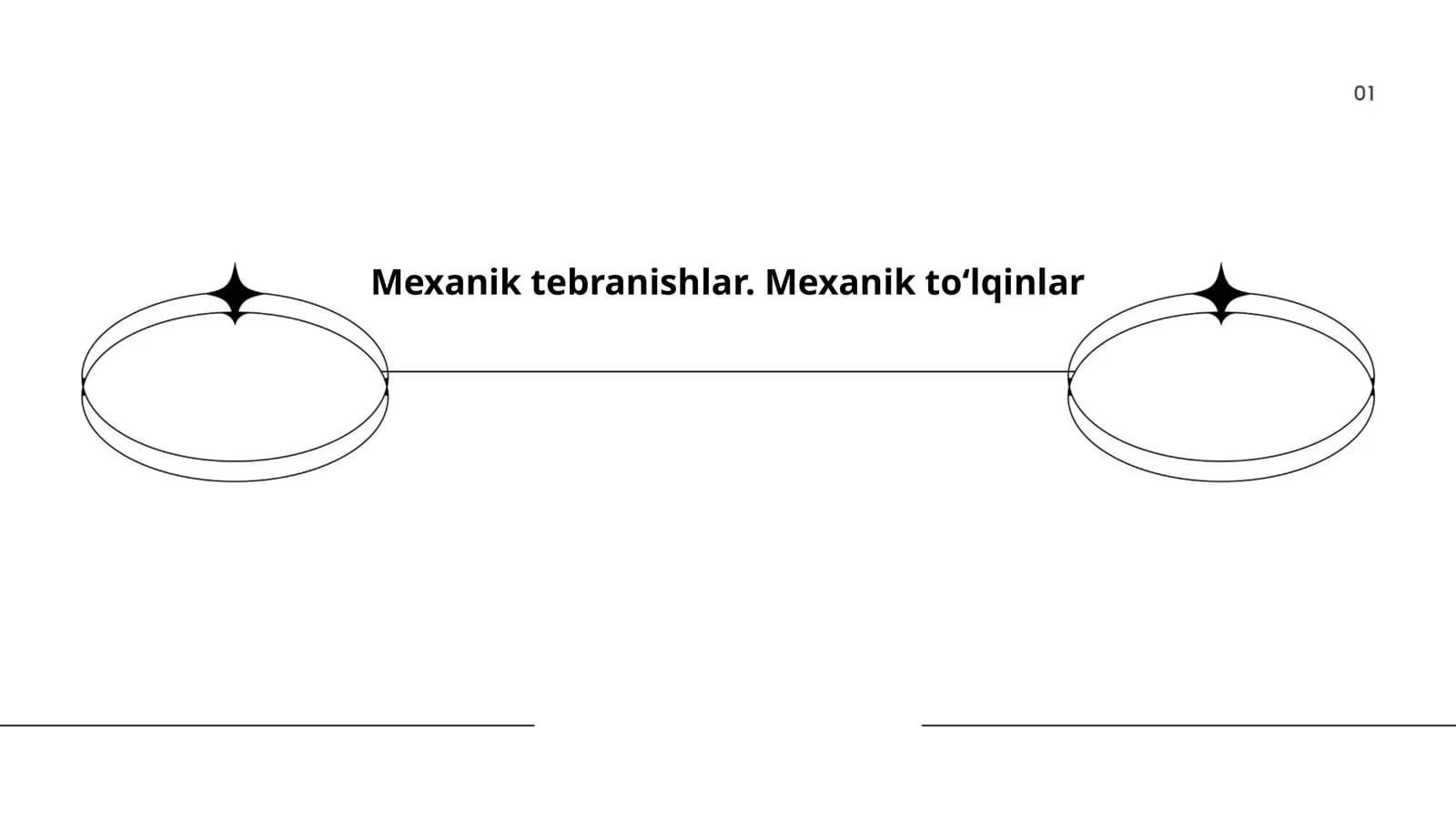 Mexanik tebranishlar. Mexanik toʻlqinlar