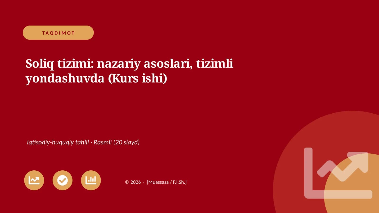 Soliq tizimi: nazariy asoslari, tizimli yondashuvda (Kurs ishi)